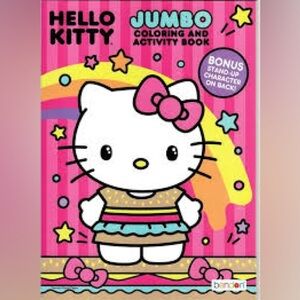 Hello Kitty Pink and Yellow Coloring Book
